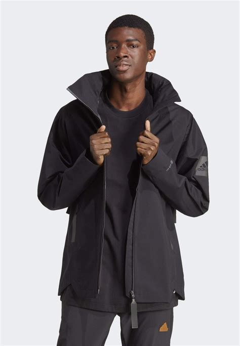 adidas parley regenjacke herren schwarz|adidas Herren PARLEY MYSHELTER RAIN.RDY REGENJACKE.